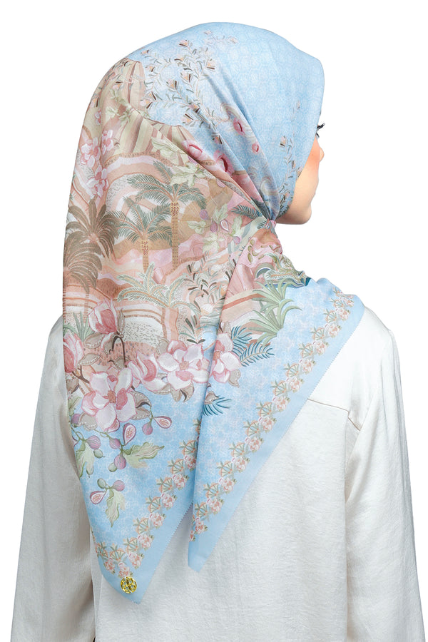 Duck Scarves Jenis Shawl Satin Scarf Hijab Jilbab Premium Nada