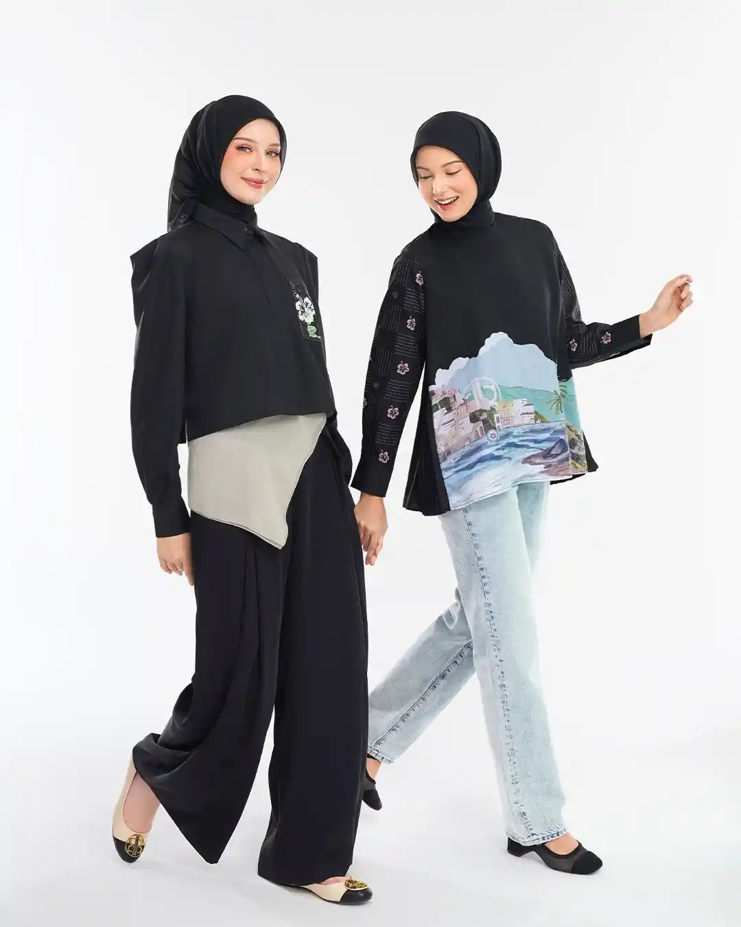 Warna Jilbab yang Cocok untuk Baju Hitam