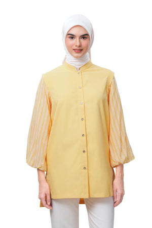 Lana Puffy Shirt - Yellow
