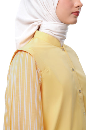 Lana Puffy Shirt - Yellow