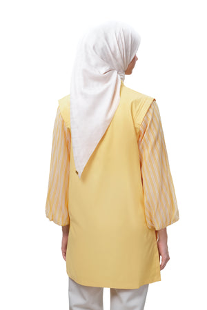 Lana Puffy Shirt - Yellow