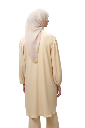 Serina Knit Tunic - Cream