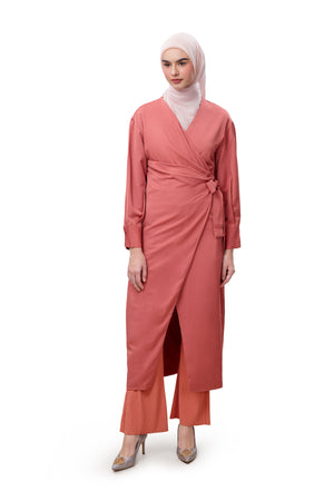 Minerva Wrapped Outer - Red Ochre