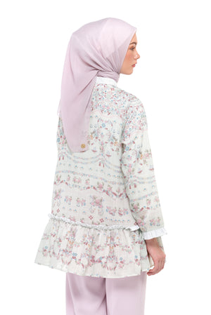 Sweet Eid Tiered Shirt - Ivory