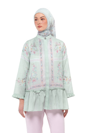 Sweet Eid Tiered Shirt - Mint