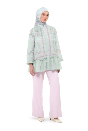 Sweet Eid Tiered Shirt - Mint