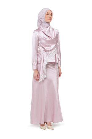 Sweet Eid Lace Blouse - Pink