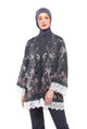 Sweet Eid Lace Outer - Charcoal
