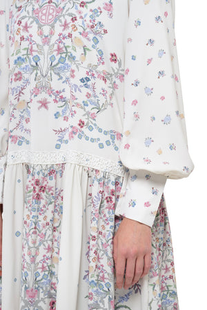 Sweet Eid Tiered Dress - Ivory