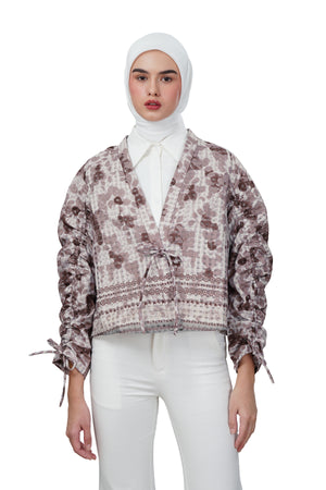 Autumn Grace Drawstring Outer - Pink