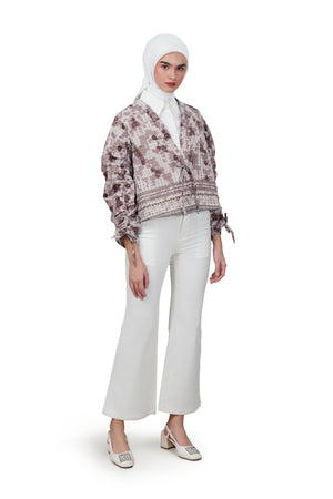 Autumn Grace Drawstring Outer - Pink