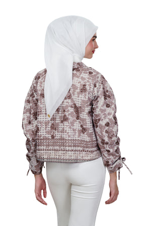 Autumn Grace Drawstring Outer - Pink