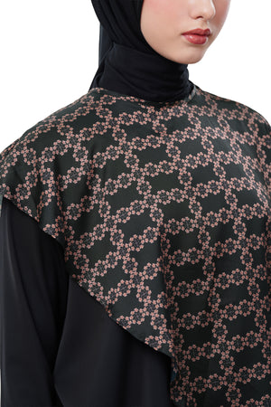 Autumn Grace Layer Blouse - Black