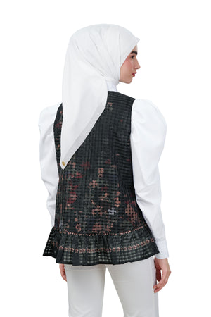 Autumn Grace Puffy Shirt - Black