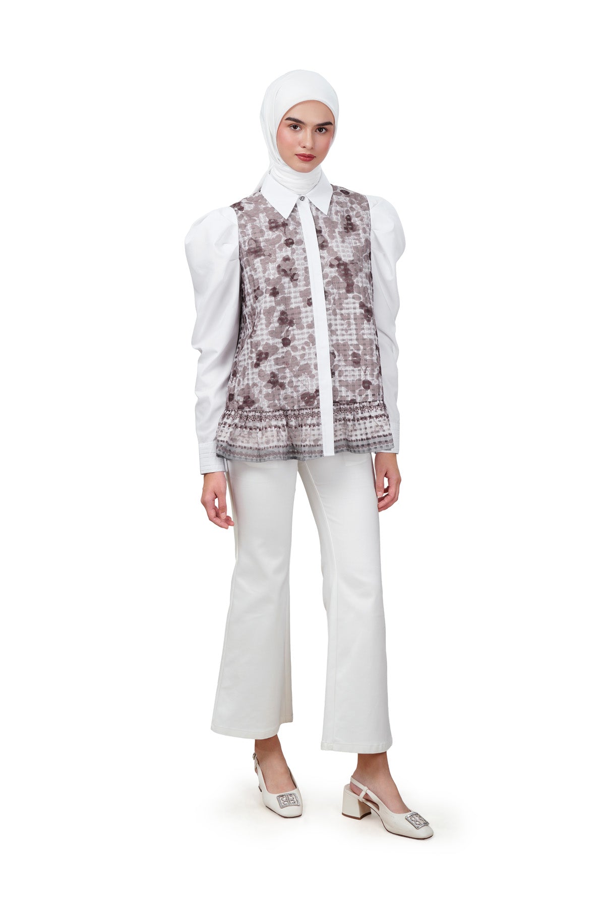 Autumn Grace Puffy Shirt - Pink