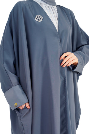 Shaffa Dress - Blue Grey