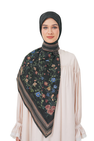 Abu Dhabi Blossom Series Large - Black