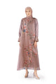 Abu Dhabi Blossom A-Line Dress - Brown