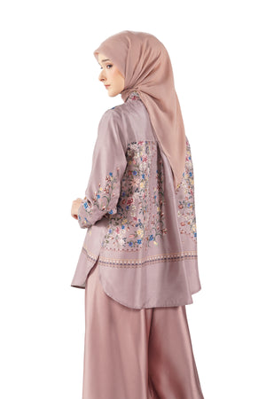 Abu Dhabi Blossom Basic Shirt - Brown