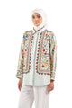 Abu Dhabi Blossom Basic Shirt - Cream