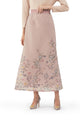 Abu Dhabi Blossom Flare Skirt - Pink