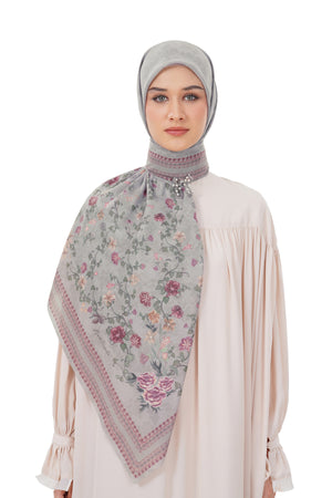 Abu Dhabi Blossom Series Large - Grey