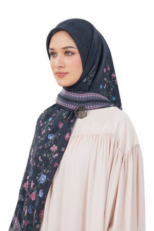 Abu Dhabi Blossom Series Large - Navy