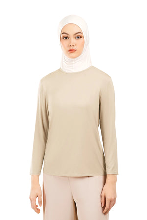 Aerosoft Inner - Long Sleeves - Beige