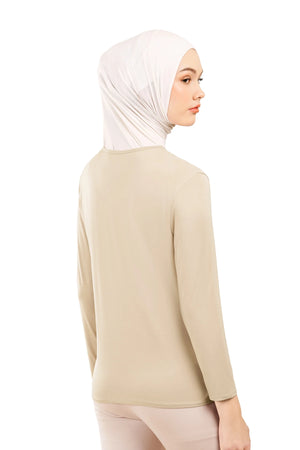 Aerosoft Inner - Long Sleeves - Beige