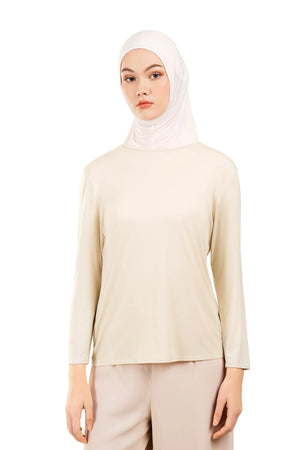 Aerosoft Inner - Long Sleeves - Ivory