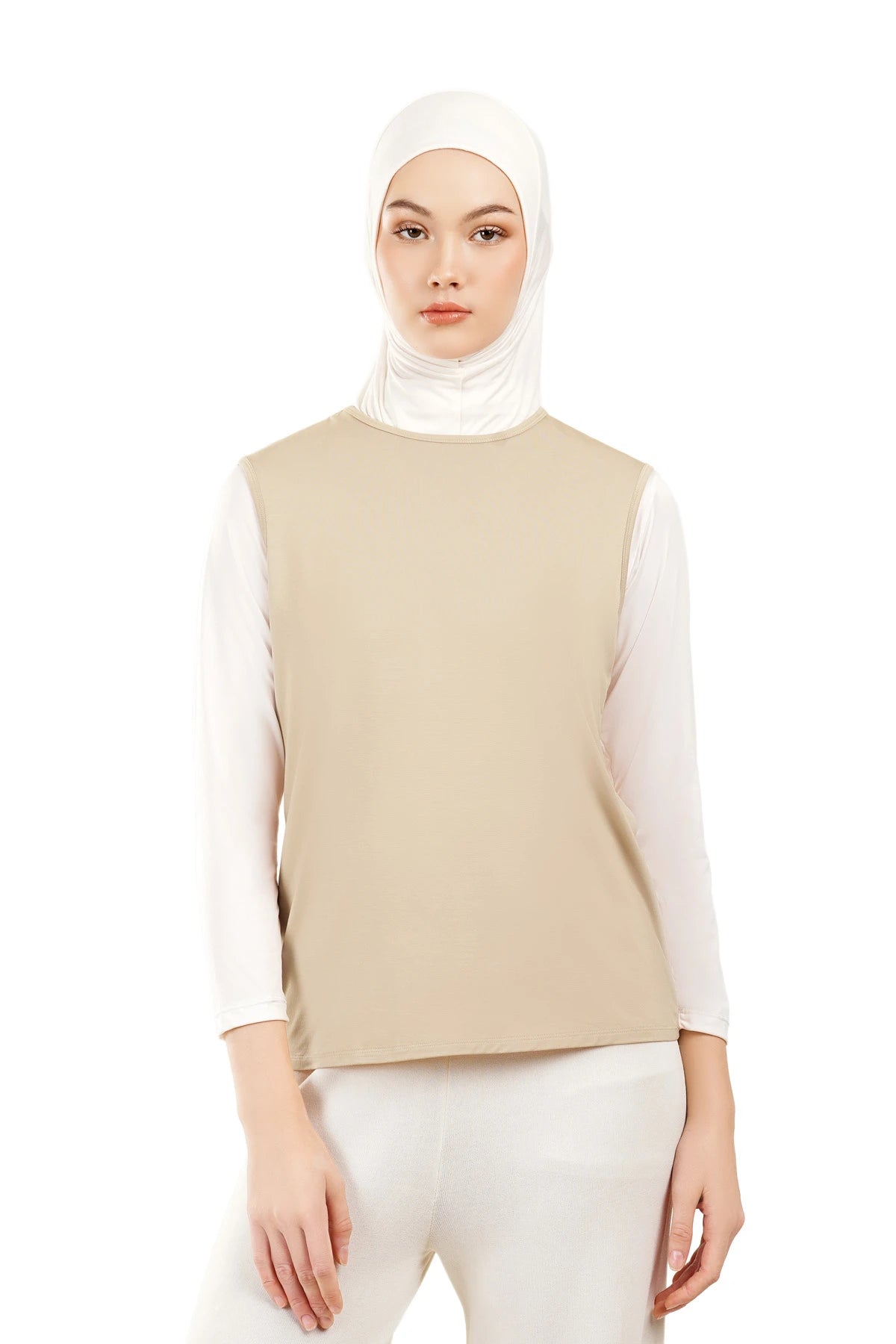 Aerosoft Inner - Sleeveless - Beige