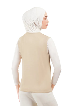 Aerosoft Inner - Sleeveless - Beige