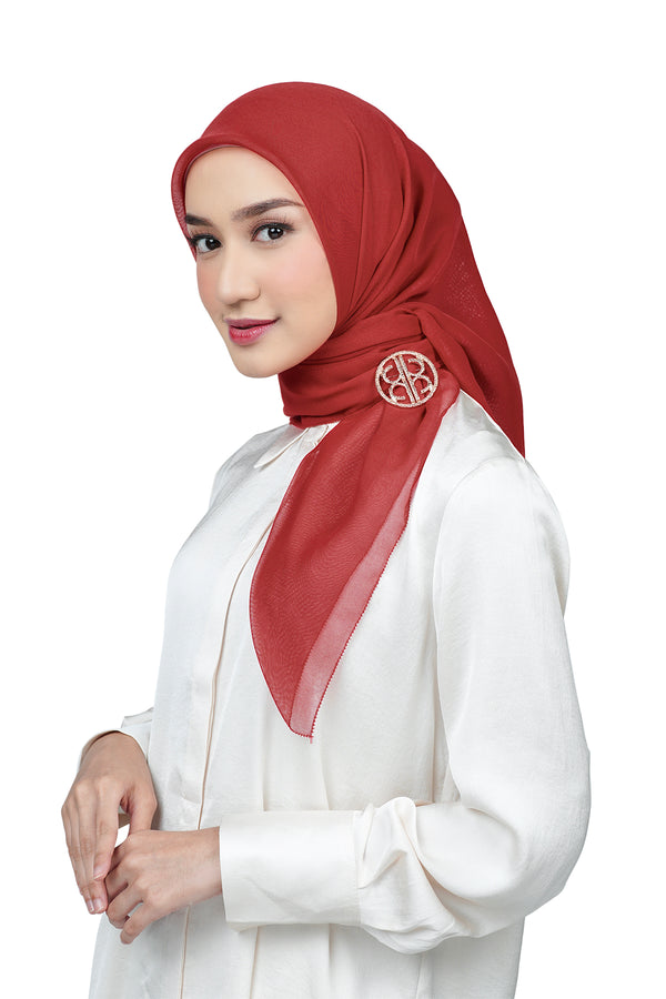 All Day Scarf Red Nada Puspita 