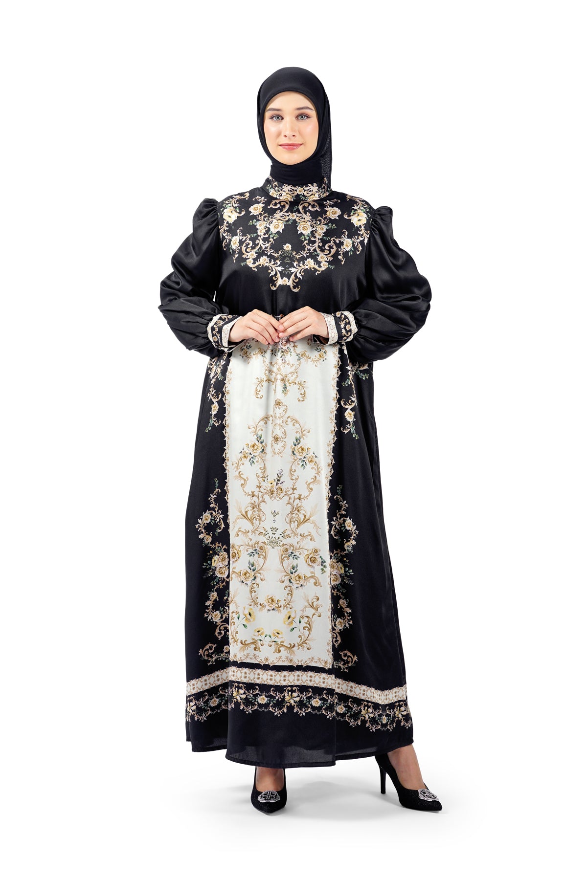 An-Nisa Back Bow Dress - Black - Nada Puspita An-Nisa Back Bow Dress - Black - Nada Puspita