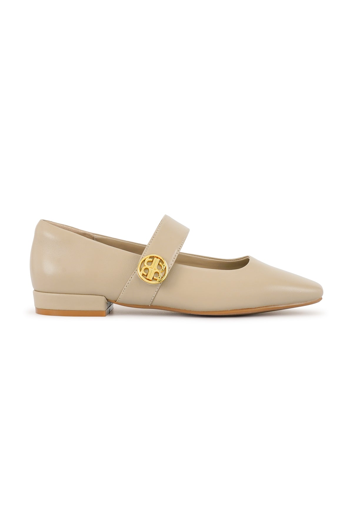 Anna Mary Janes - Beige