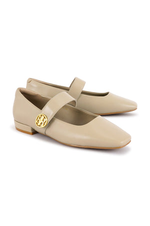 Anna Mary Janes - Beige