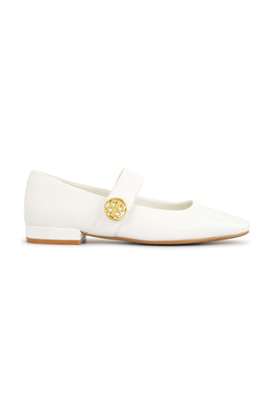 Anna Mary Janes - White