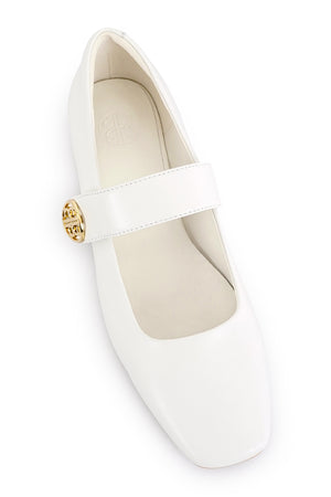 Anna Mary Janes - White