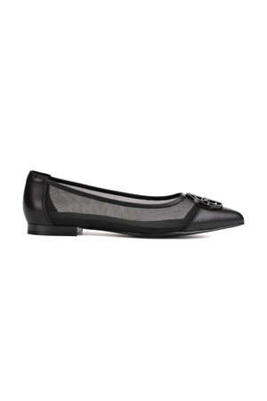 Arabella Flat Shoes - Black