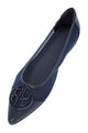Arabella Flat Shoes - Navy