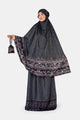 Romantic Eid Pocket Prayer Robe - Black