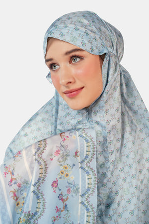 Romantic Eid Pocket Prayer Robe - Cascade