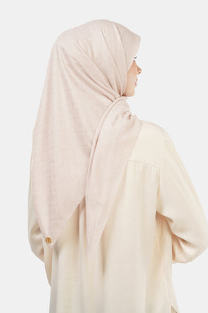 Basic Monogram Scarf - Morganite