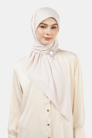 Basic Monogram Scarf - Morganite