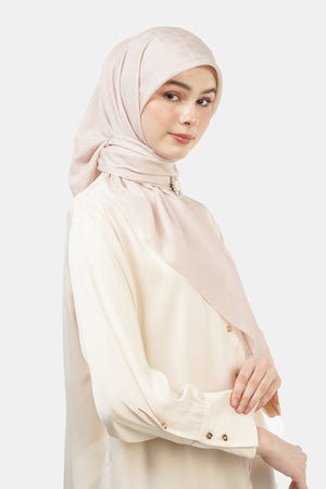 Basic Monogram Scarf - Morganite