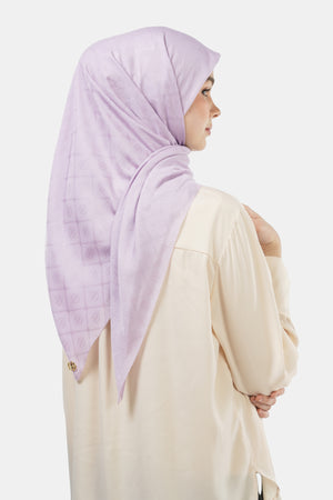 Basic Monogram Scarf - Orchid