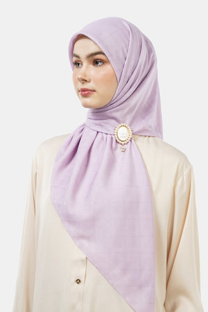 Basic Monogram Scarf - Orchid