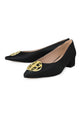Camille Satin Pump - Black