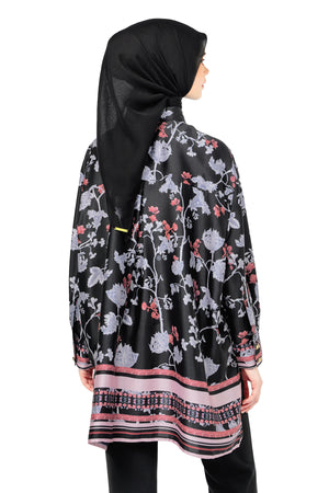 Bonjour Oversize Shirt - Black