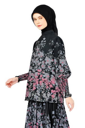 Bonjour Smock Blouse - Black